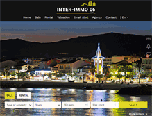 Tablet Screenshot of inter-immo06.com
